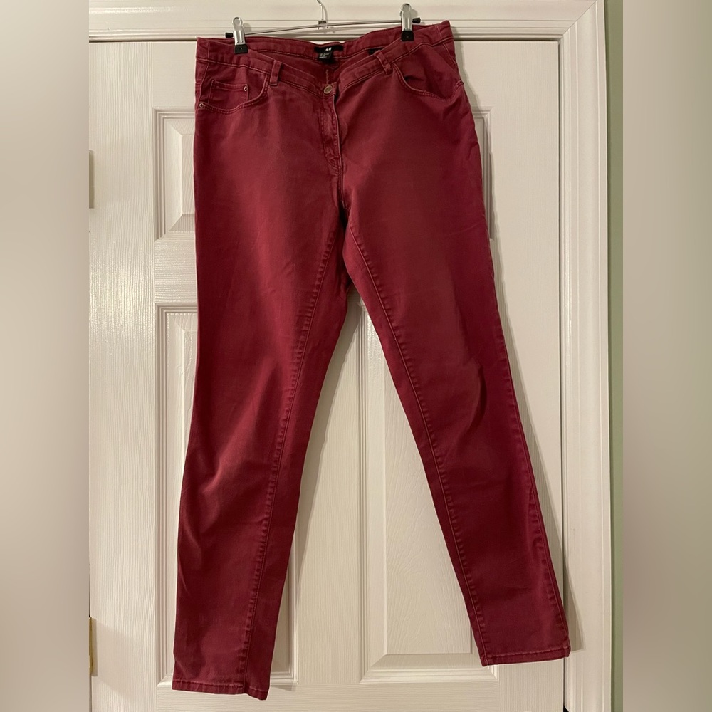 Red H&M pants